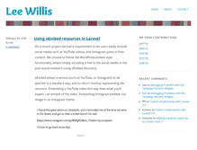 Tablet Screenshot of leewillis.co.uk
